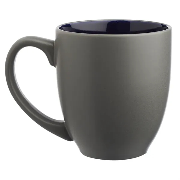 16 oz. bistro style, two-tone coffee mug made from molded ceramic... from ASI 39552 BEL Promo