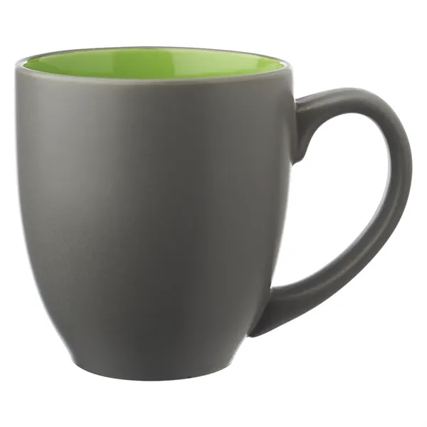 16 oz. bistro style, two-tone coffee mug made from molded ceramic... from ASI 39552 BEL Promo