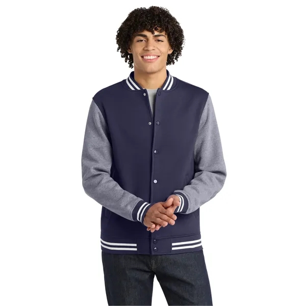 Sport-Tek Fleece Letterman Jacket.... from ASI 84863 SanMar