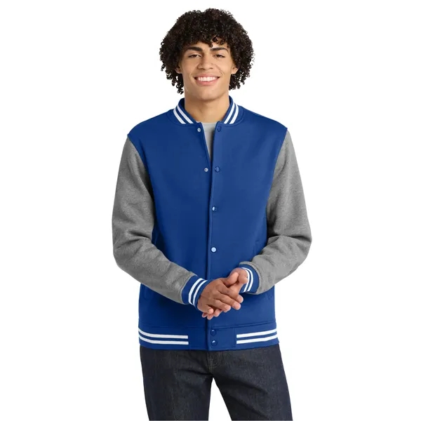 Sport-Tek Fleece Letterman Jacket.... from ASI 84863 SanMar