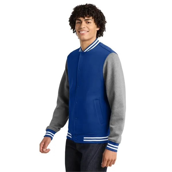 Sport-Tek Fleece Letterman Jacket.... from ASI 84863 SanMar