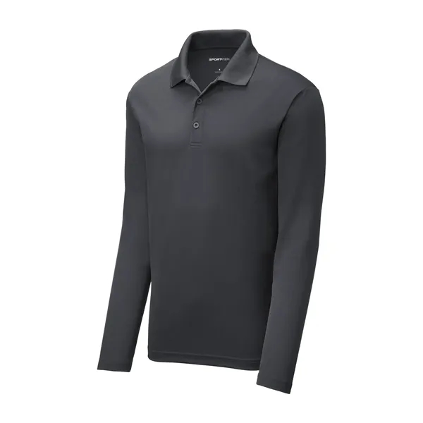 Sport-Tek PosiCharge RacerMesh Long Sleeve Polo.... from ASI 84863 SanMar