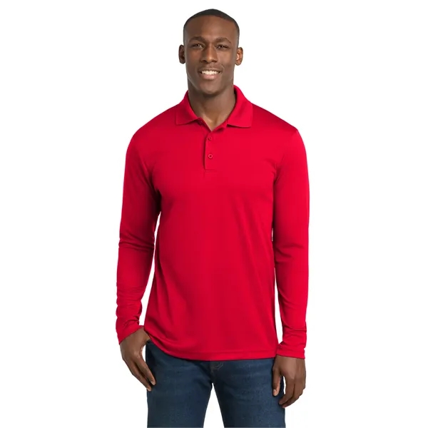 Sport-Tek PosiCharge RacerMesh Long Sleeve Polo.... from ASI 84863 SanMar