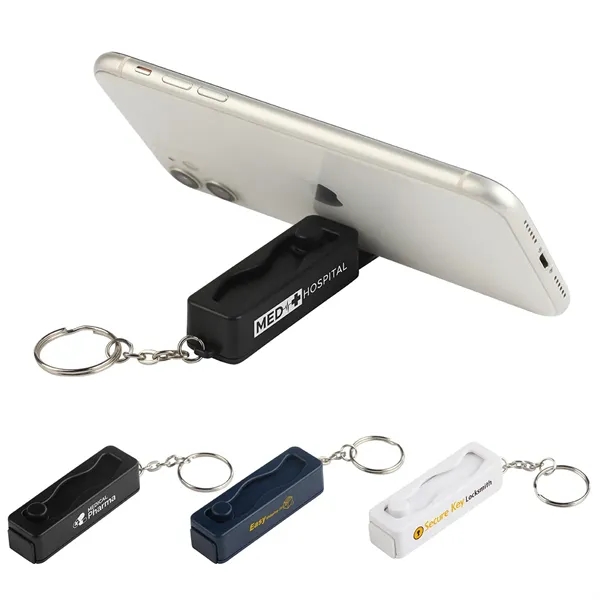 Phone Stand Key Chain with Finger Fidget... from ASI 36730 Ariel Premium Supply Inc