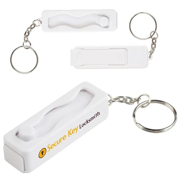 Phone Stand Key Chain with Finger Fidget... from ASI 36730 Ariel Premium Supply Inc