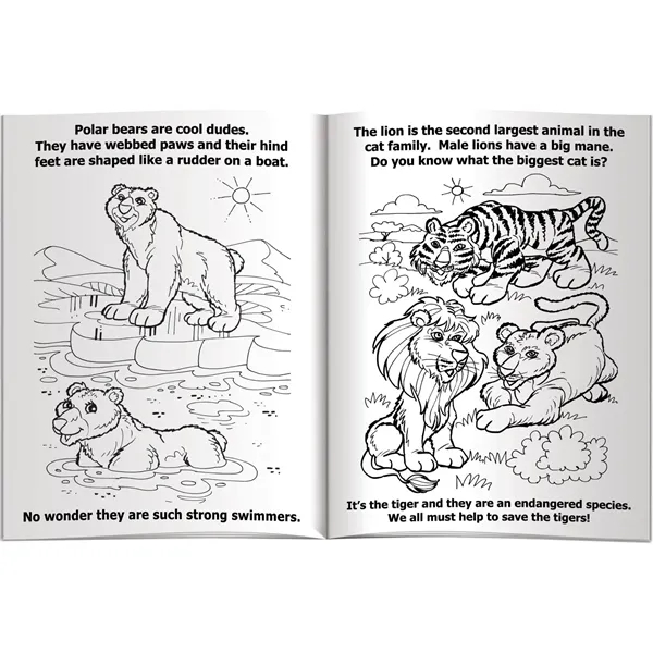 Coloring Book - A View of the Zoo... from ASI 54100 Fields Manufacturing Inc / Better Life Line