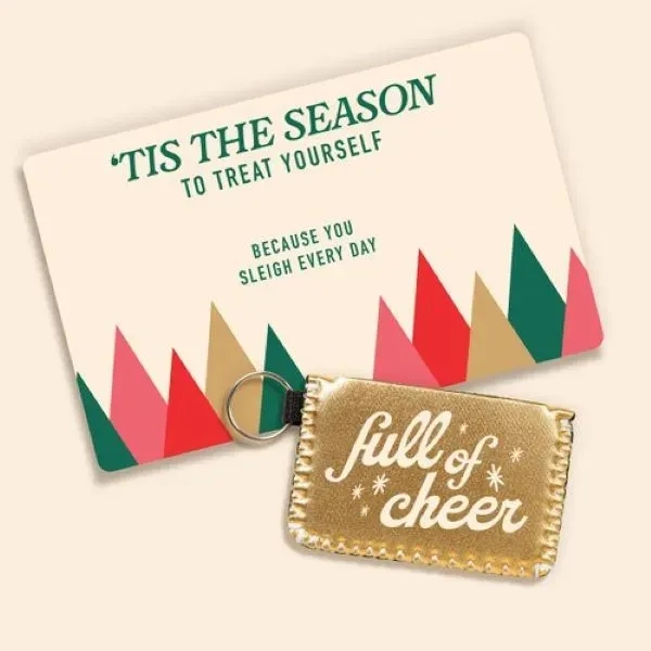 This metallic gold neoprene card holder is a decorated novelty that... from ASI 74710 Numo