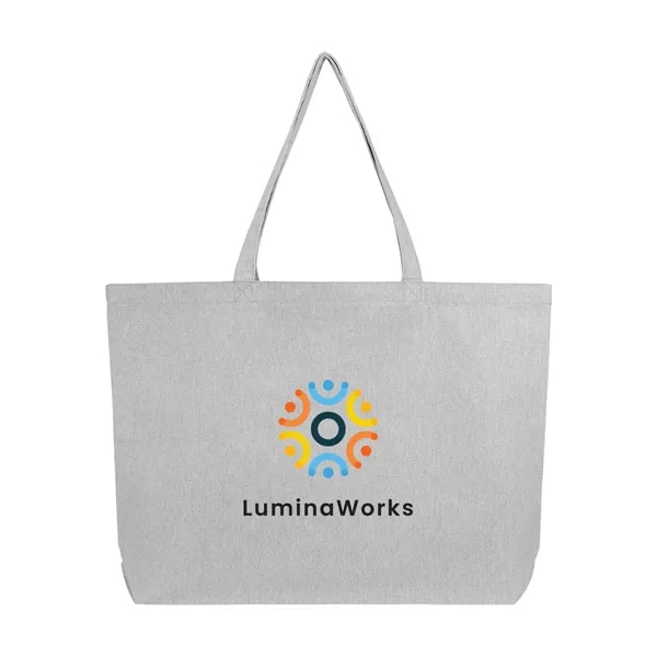 4" x 20.5" x 15.75" recycled cotton tote bag with 26"... from ASI 61125 Hit Promotional Products / Hit®