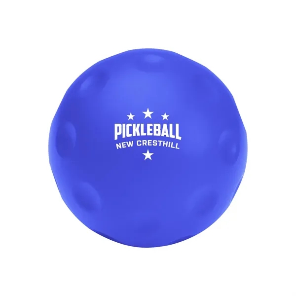 Pickleball stress relief ball made of polyurethane foam.... from ASI 61125 Hit Promotional Products / Hit®