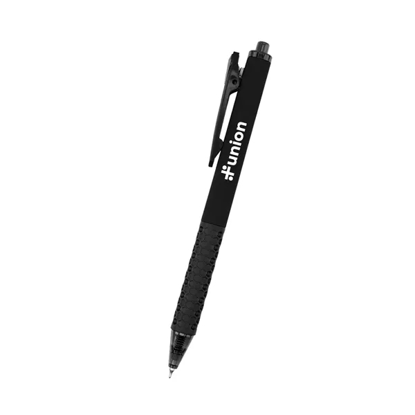 Click-action gel pen with unique grip design.... from ASI 61125 Hit Promotional Products / Hit®