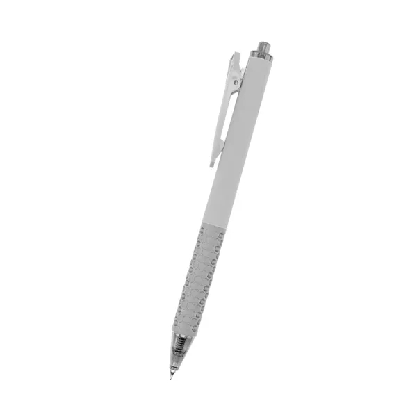 Click-action gel pen with unique grip design.... from ASI 61125 Hit Promotional Products / Hit®