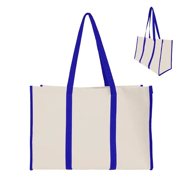 9" x 13" x 19" recycled natural canvas tote bag with... from ASI 61125 Hit Promotional Products / Hit®