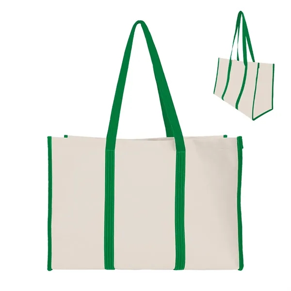 9" x 13" x 19" recycled natural canvas tote bag with... from ASI 61125 Hit Promotional Products / Hit®