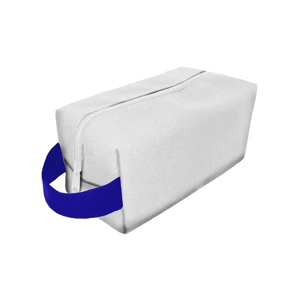 4" x 4" x 9" cosmetics bag with zippered main compartment... from ASI 61125 Hit Promotional Products / Hit®