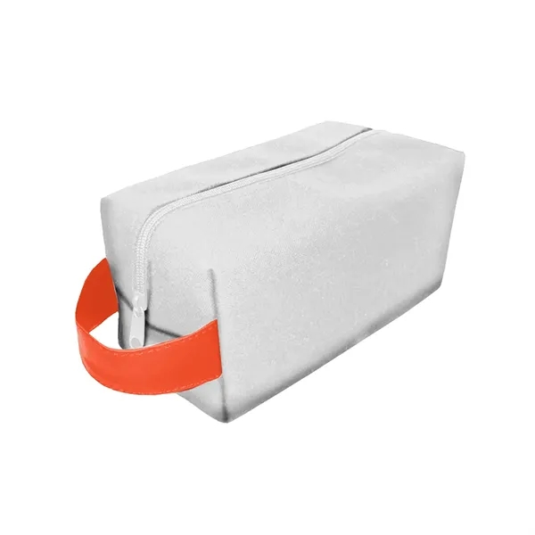 4" x 4" x 9" cosmetics bag with zippered main compartment... from ASI 61125 Hit Promotional Products / Hit®