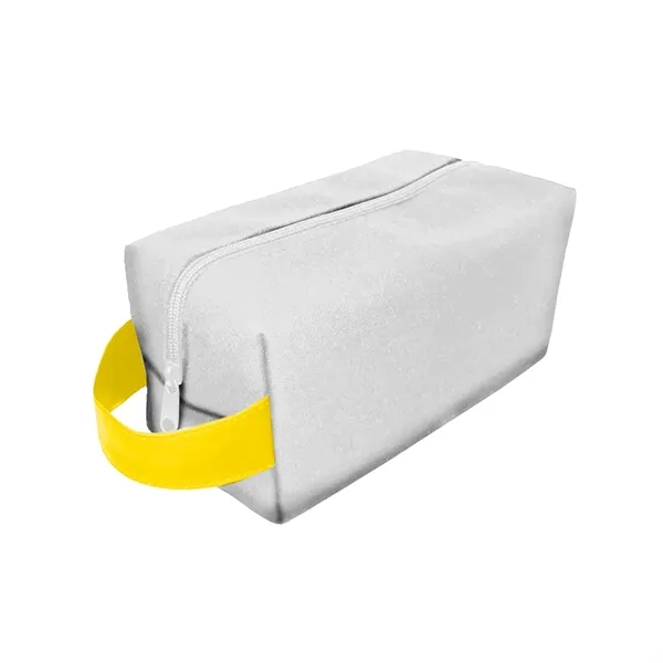 4" x 4" x 9" cosmetics bag with zippered main compartment... from ASI 61125 Hit Promotional Products / Hit®