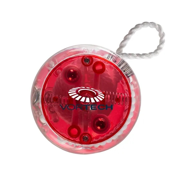 2.16" x 1" polystyrene plastic light-up yo-yo with included LR41 batteries.... from ASI 79530 Prime Line