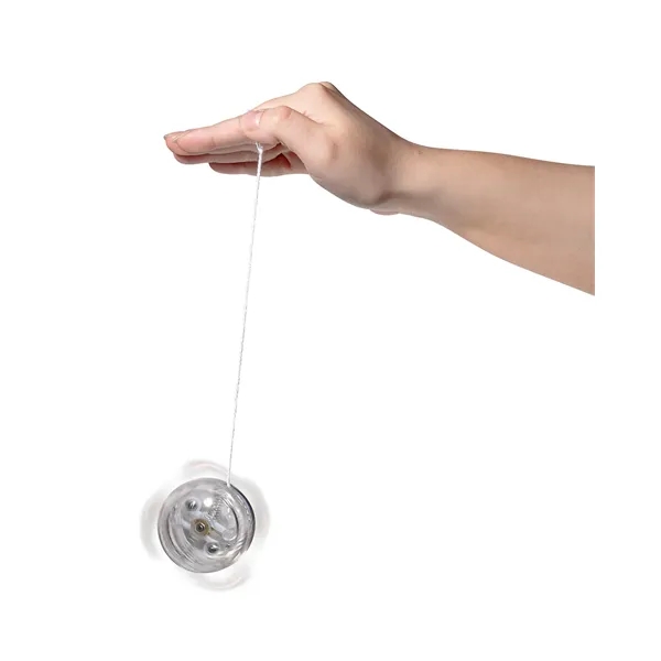 2.16" x 1" polystyrene plastic light-up yo-yo with included LR41 batteries.... from ASI 79530 Prime Line