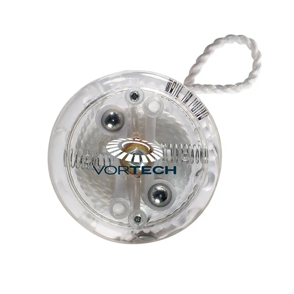 2.16" x 1" polystyrene plastic light-up yo-yo with included LR41 batteries.... from ASI 79530 Prime Line