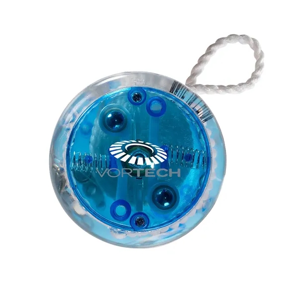 2.16" x 1" polystyrene plastic light-up yo-yo with included LR41 batteries.... from ASI 79530 Prime Line