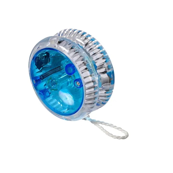 2.16" x 1" polystyrene plastic light-up yo-yo with included LR41 batteries.... from ASI 79530 Prime Line
