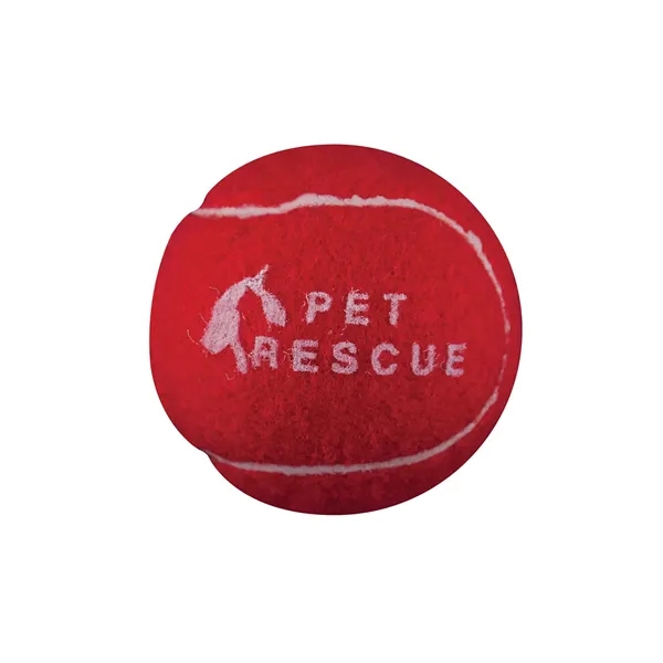 Rubber tennis ball with 100% polyester felt exterior.... from ASI 79530 Prime Line