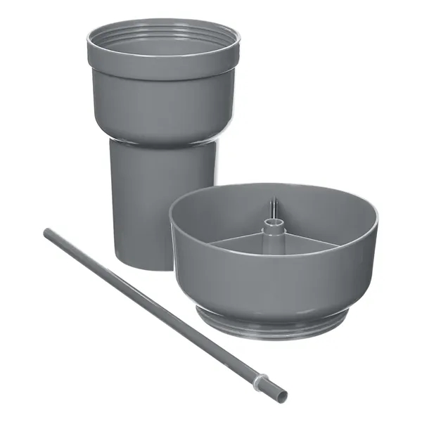 Team 365 1L Recycled PP Stadium Tumbler With Snack Bowl... from ASI 79530 Prime Line