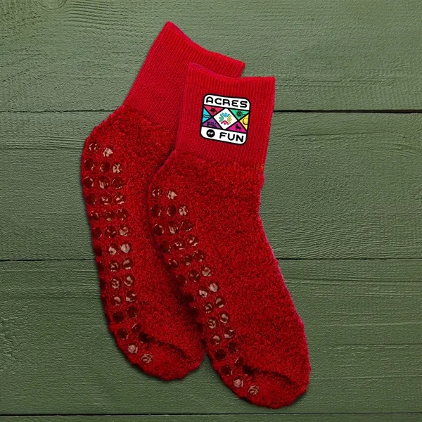 Fuzzy Anti-Slip Socks... from ASI 30208 A P Specialties / AP Specialties