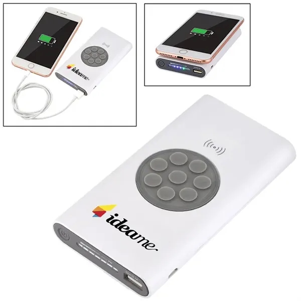 UL Certified Grip Wireless Power Bank & Charger... from ASI 89320 Starline USA Inc