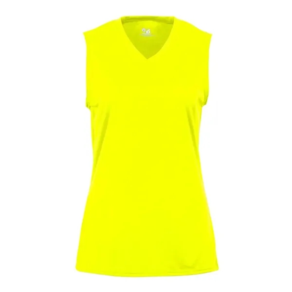 Girl's sleeveless V-neck t-shirt... from ASI 84358 S&S Activewear