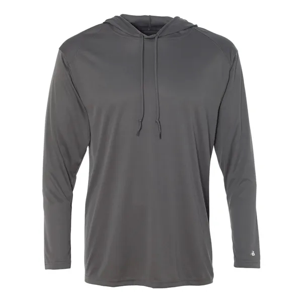 Long-sleeve hooded t-shirt with drawcord... from ASI 84358 S&S Activewear