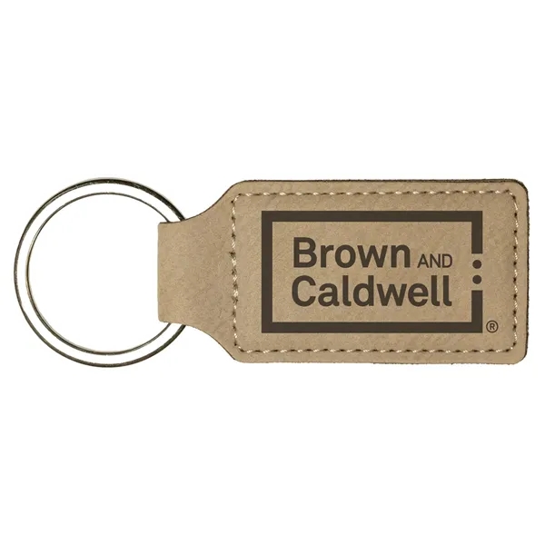 2 3/4" x 1 1/4" x 3/16" rectangular keychain made of... from ASI 74601 Calico