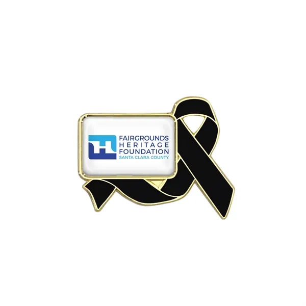 1" die struck metal awareness ribbon lapel pin in assorted colors... from ASI 52263 EMT