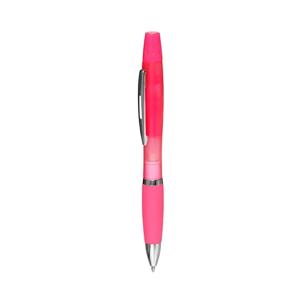 2-in-1 highlighter pen with 1 color silkscreen imprint on 1 location... from ASI 37218 Athena Promo (tm)
