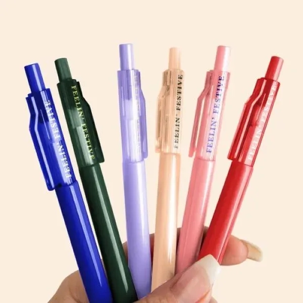 This seasonal mailer packs six novelty 3-Way ballpoint pens, each click... from ASI 74710 Numo