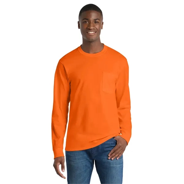 Port & Company - Long Sleeve Essential Pocket Tee.... from ASI 84863 SanMar