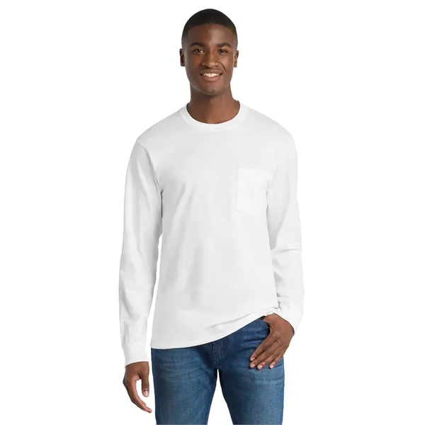 Port & Company Tall Long Sleeve Essential Pocket Tee.... from ASI 84863 SanMar
