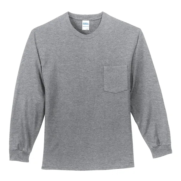 Port & Company Tall Long Sleeve Essential Pocket Tee.... from ASI 84863 SanMar
