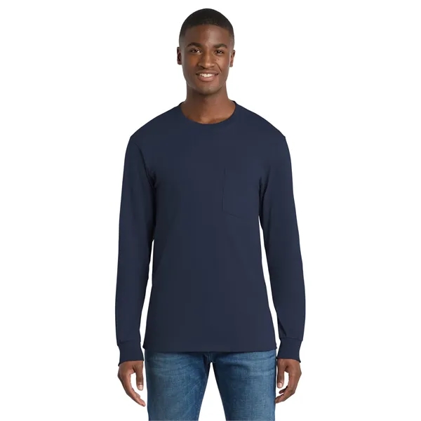 Port & Company Tall Long Sleeve Essential Pocket Tee.... from ASI 84863 SanMar