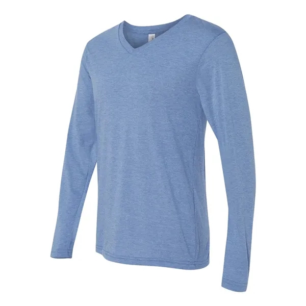 Lightweight and artful long sleeve V-neck T-shirt. Blank product.... from ASI 84358 S&S Activewear