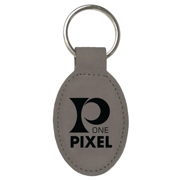 2 3/4" x 1 1/4" x 3/16" oval keychain made of... from ASI 74601 Calico