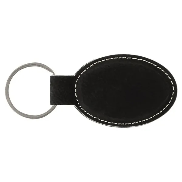 3" x 1 3/4" x 1/8" black and silver PU leatherette... from ASI 74601 Calico