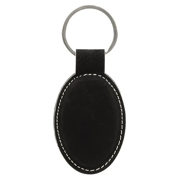 3" x 1 3/4" x 1/8" black and silver PU leatherette... from ASI 74601 Calico