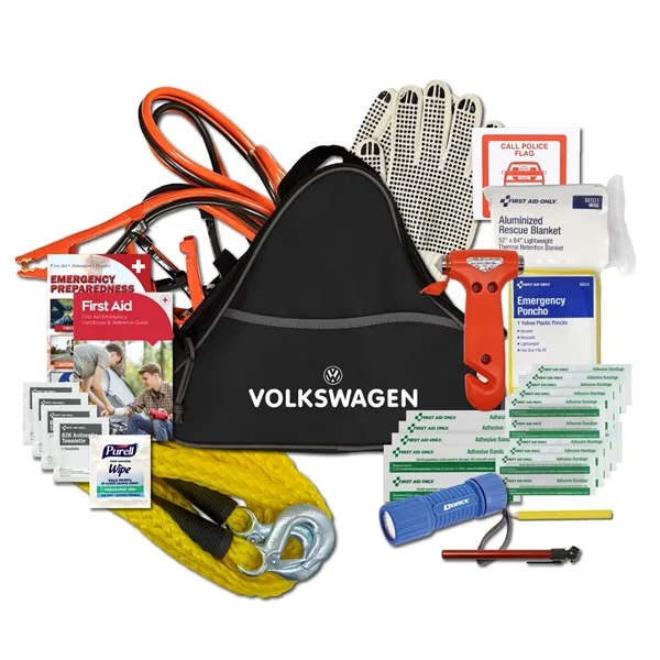 Automotive kit with a tow strap and bag.... from ASI 84514 Safety Made