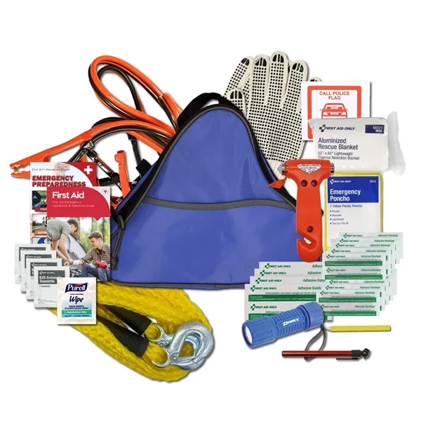 Automotive kit with a tow strap and bag.... from ASI 84514 Safety Made