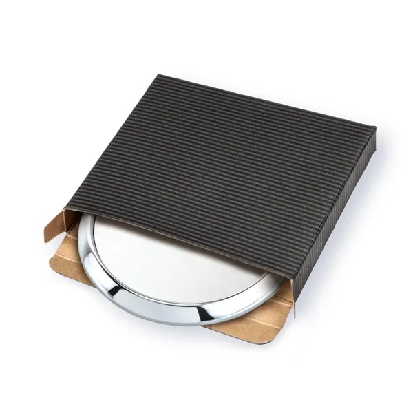 Beautifully structured mirrored coaster that is available in various colors to... from ASI 84592 St Regis Group