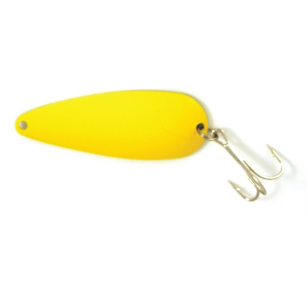 2 1/4" small spoon fishing lure with multiple color options, clear... from ASI 33300 Al's Goldfish Lure Co