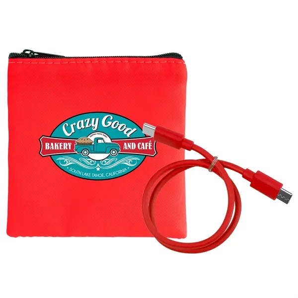 RPET C to C Cable Pouch... from ASI 30208 A P Specialties / AP Specialties