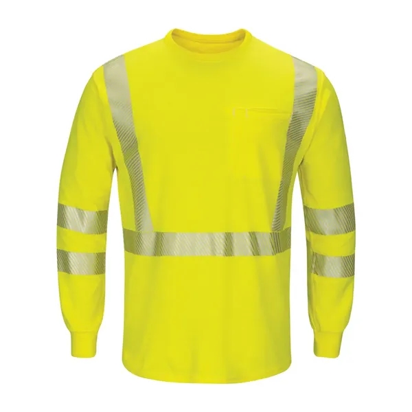 Bulwark Hi-Visibility Lightweight Long Sleeve T-Shirt - L...... from ASI 84358 S&S Activewear
