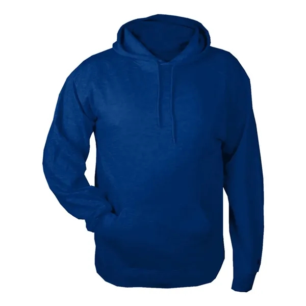 Youth fleece hoodie with two-ply hood and pouch front pocket with... from ASI 84358 S&S Activewear